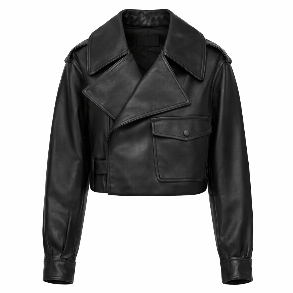 Leichte Damenjacke mit breitem Revers - Lauren