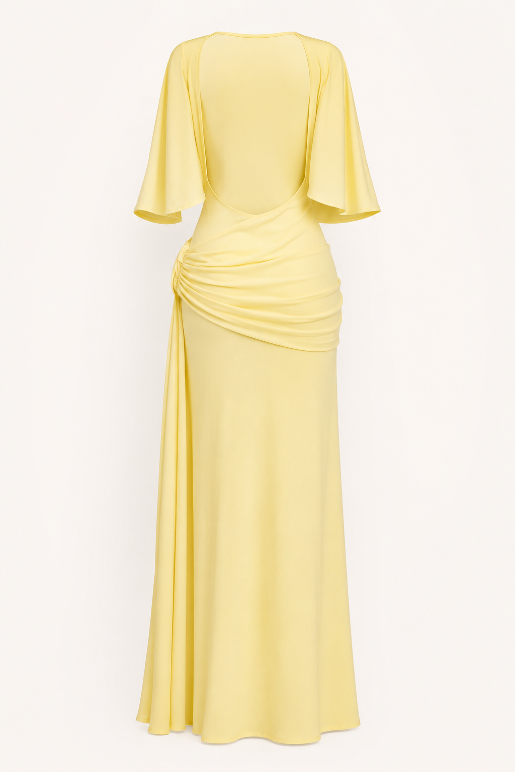 Damen langes Kleid elegant Hochzeit Gast Seitenschlitz - Amelie