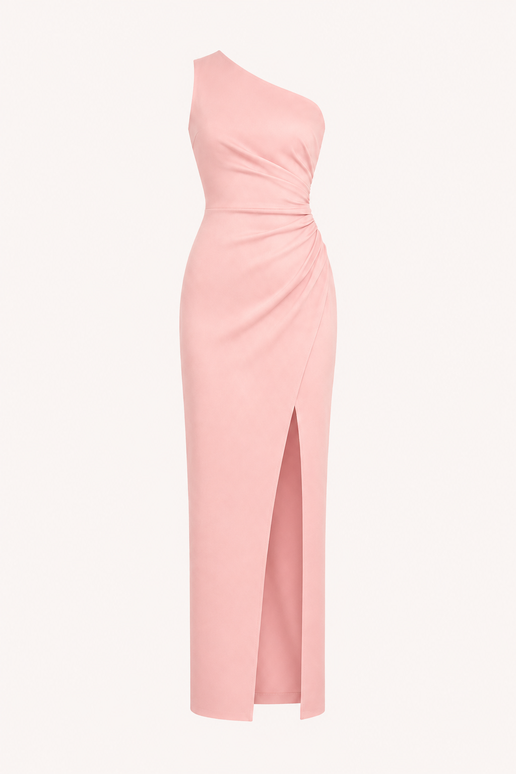 Langes, einseitiges Abendkleid für Damen mit Schlitz – Petra