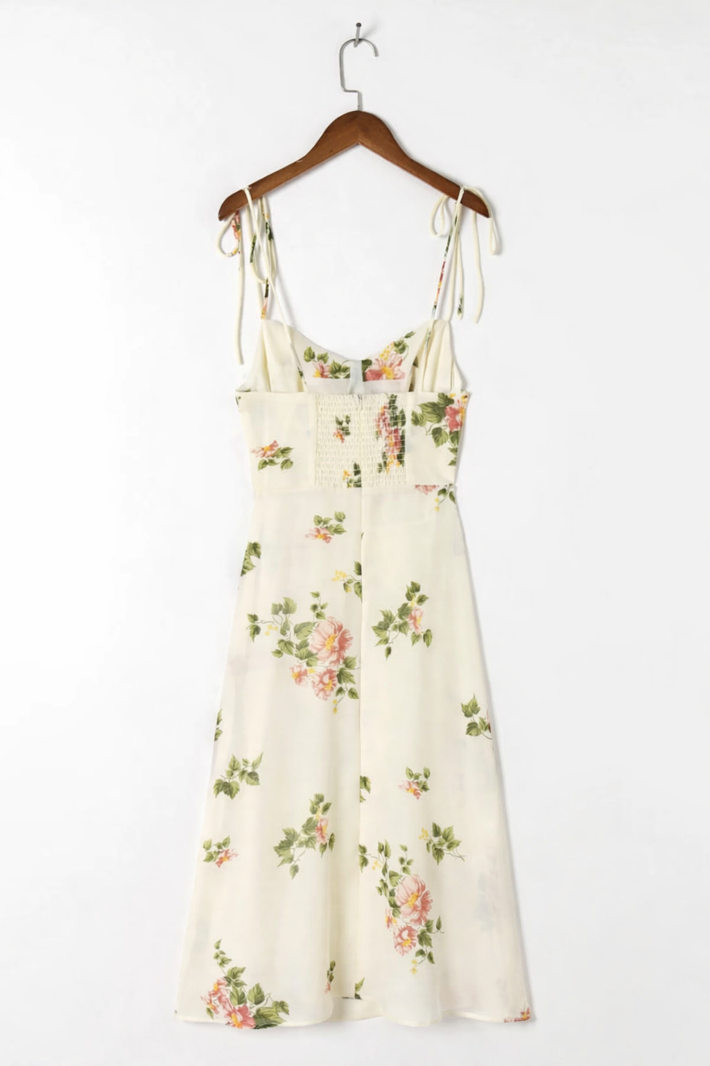 Damen Midikleid Frühling leichter Blumendruck - Lirena