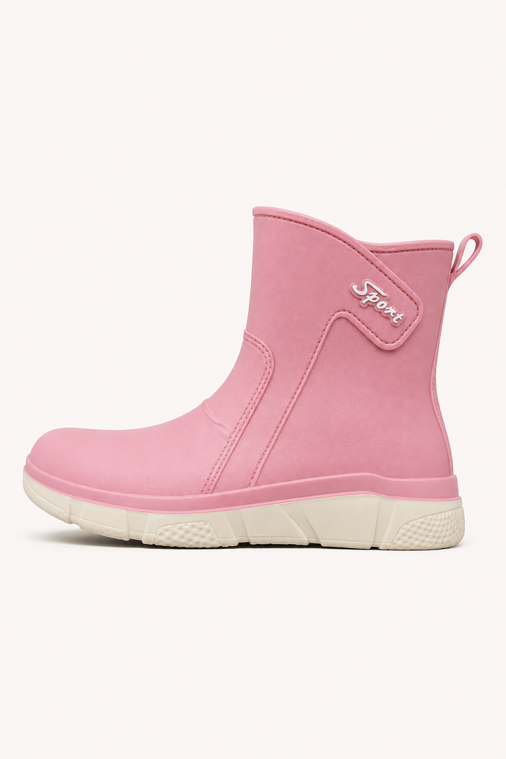 Bequeme und leichte wasserdichte Stiefeletten für Damen für regnerisches Wetter – Helmira