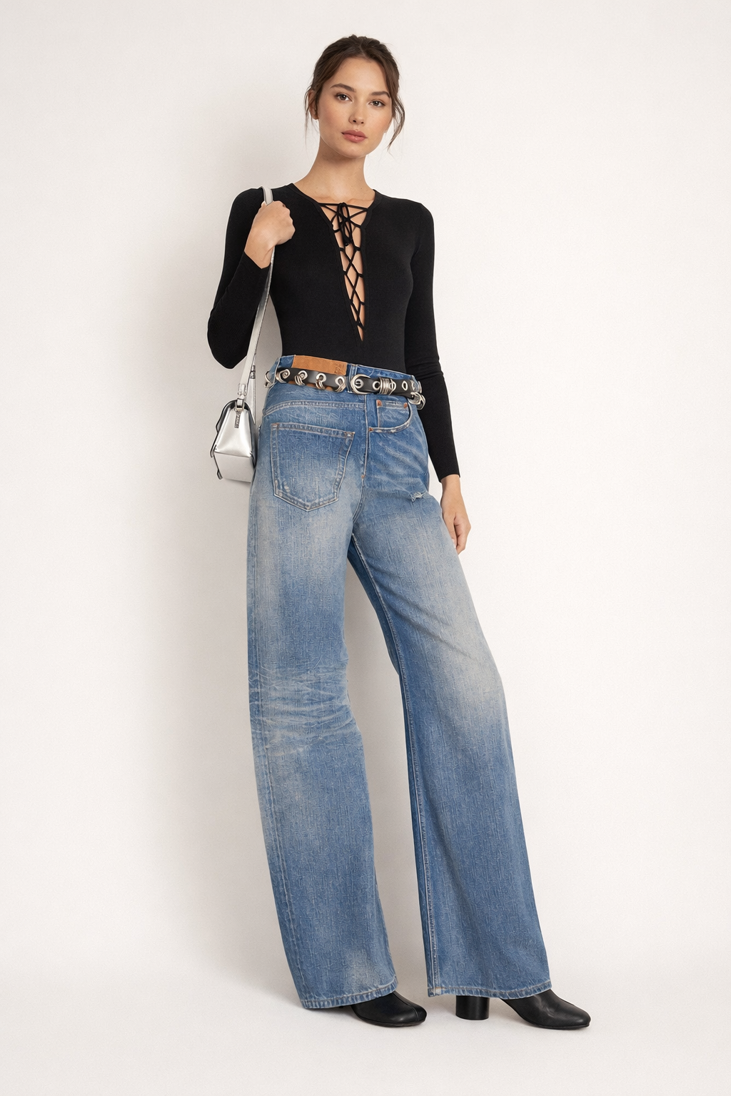 Weite Jeanshosen für Damen - Margaux