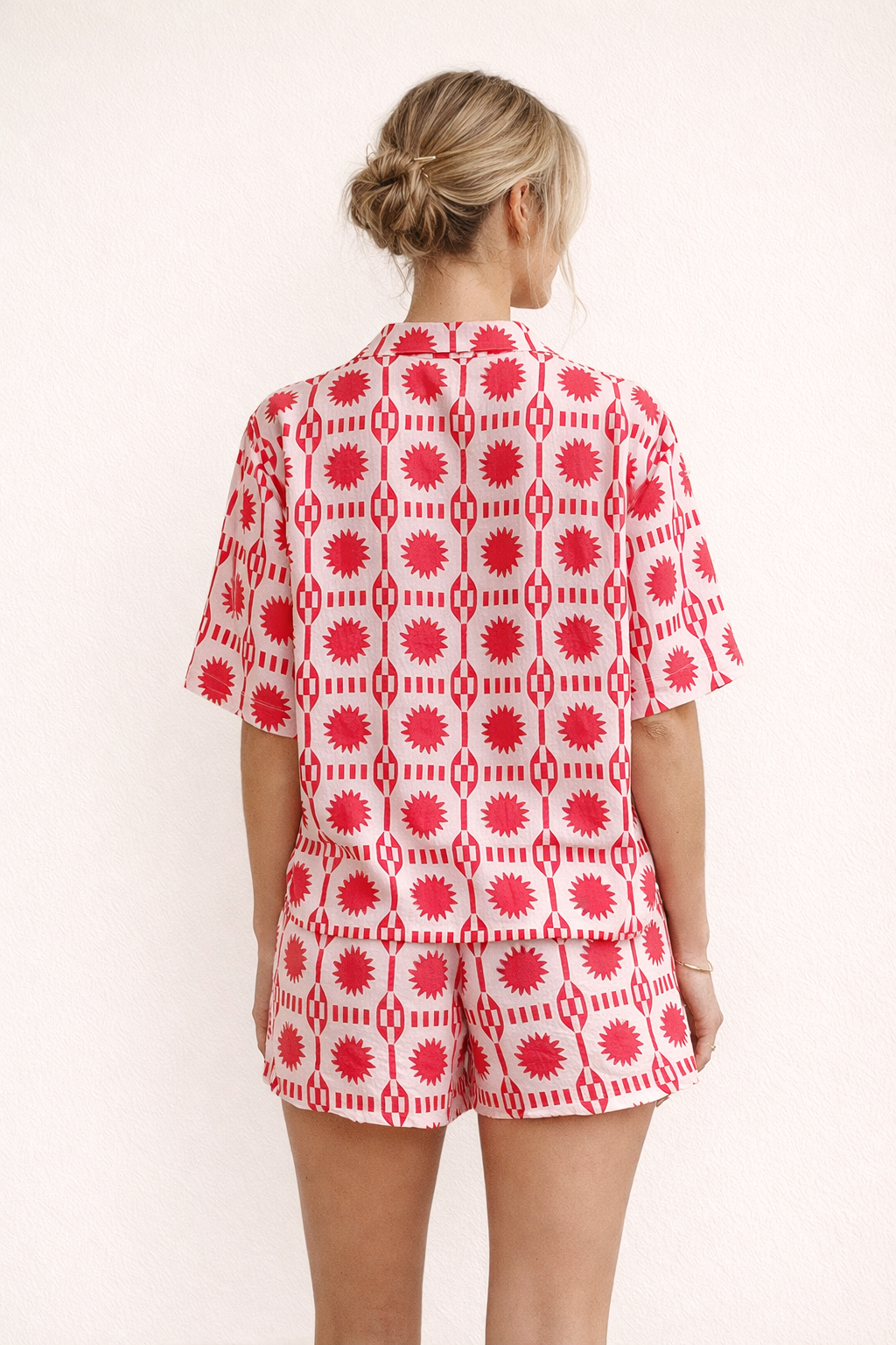 Bequemes, lässiges, bedrucktes Damen-Set für den Sommer - Silvia
