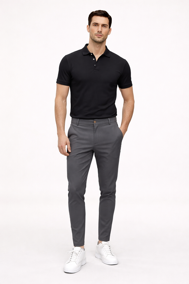 Herren-Chinohose mit geradem Schnitt und bequemer Passform - Zigor
