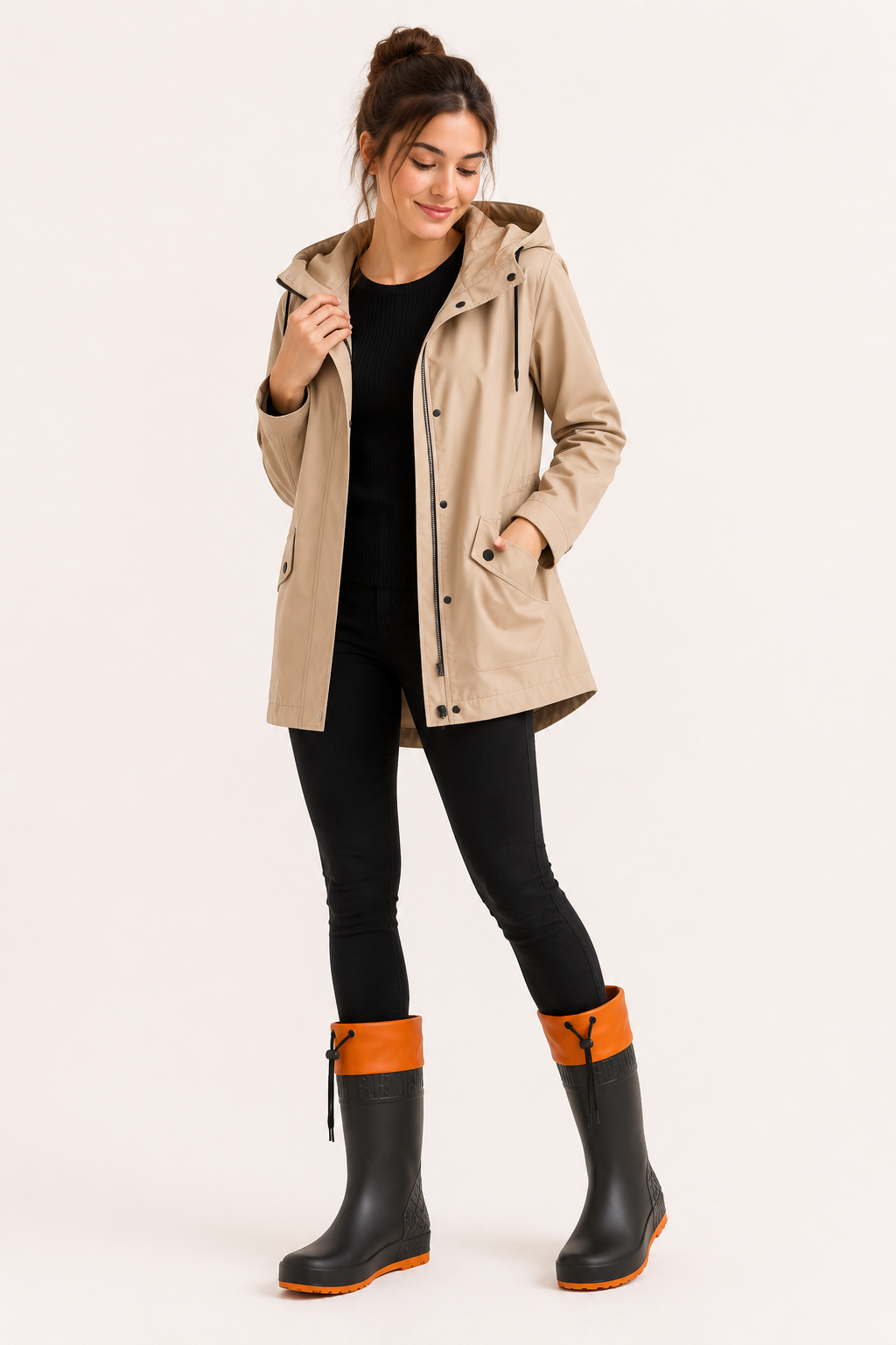 Wasserdichte Regenstiefel für Damen mit hohem Schaft – Rieke
