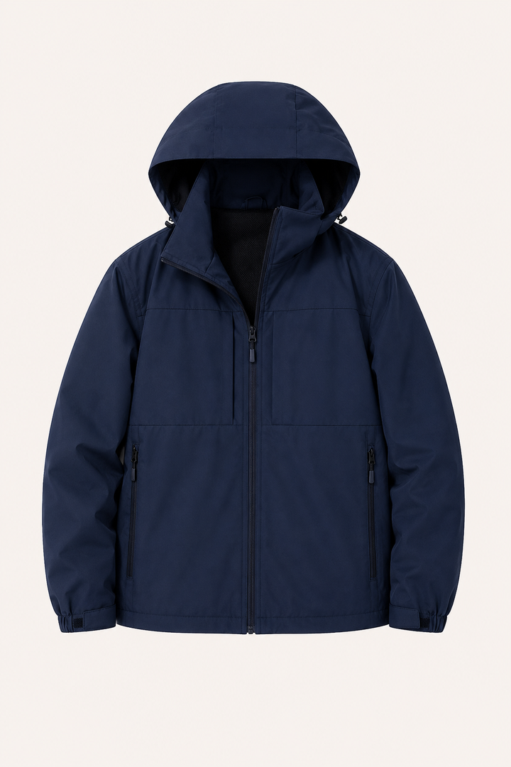 Leichte, wasserdichte Outdoor-Jacke für Herren mit Kapuze – Millan