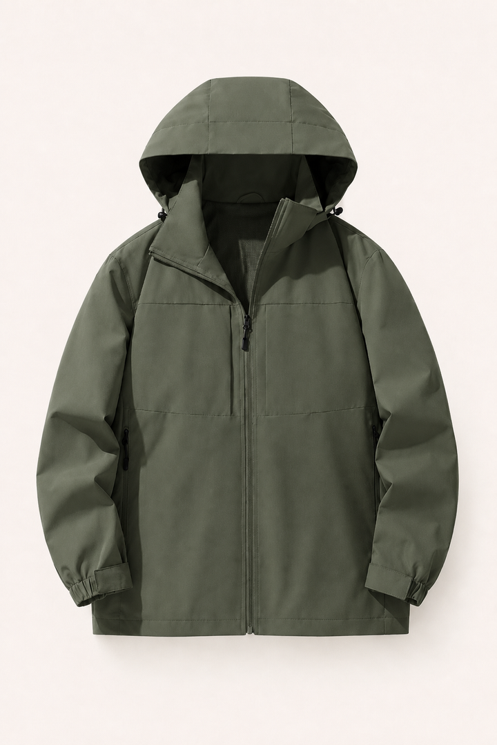 Leichte, wasserdichte Outdoor-Jacke für Herren mit Kapuze – Millan