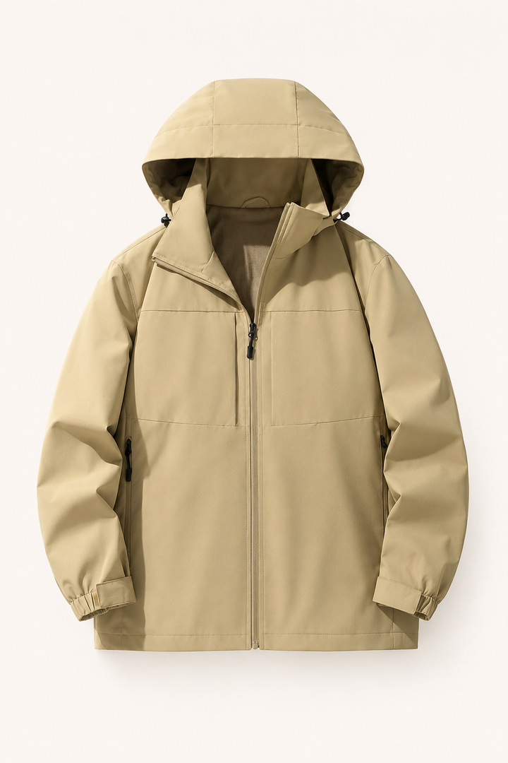 Leichte, wasserdichte Outdoor-Jacke für Herren mit Kapuze – Millan