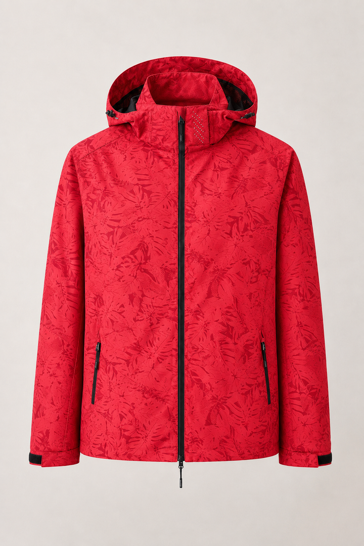Leichte, winddichte Unisex-Jacke mit Kapuze und Reißverschluss – Fassher