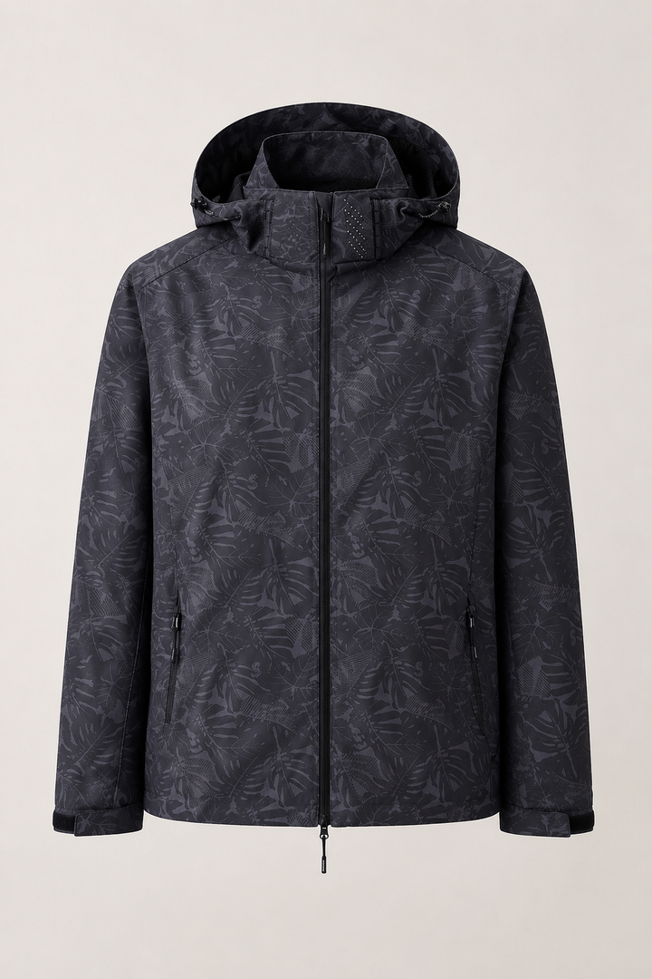 Leichte, winddichte Unisex-Jacke mit Kapuze und Reißverschluss – Fassher