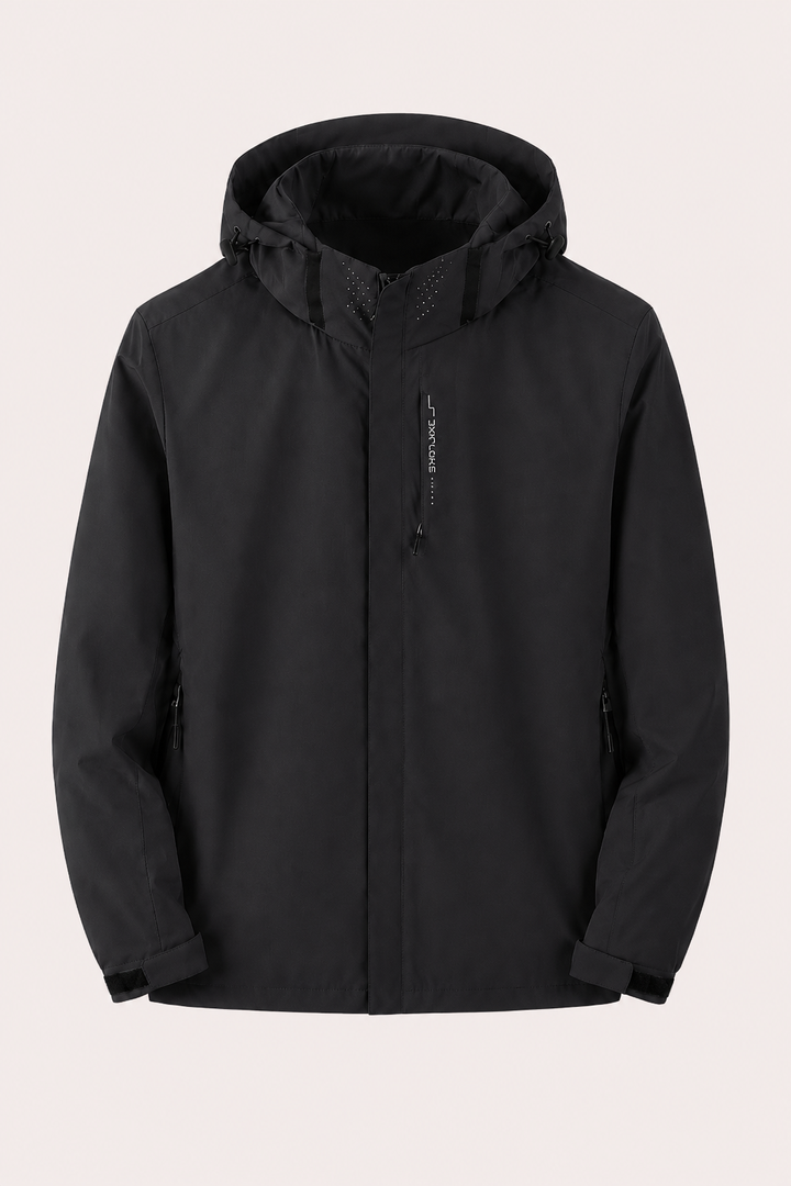 Unisex-Jacke, wasserdicht und winddicht, mit durchgehendem Reißverschluss – Shocks