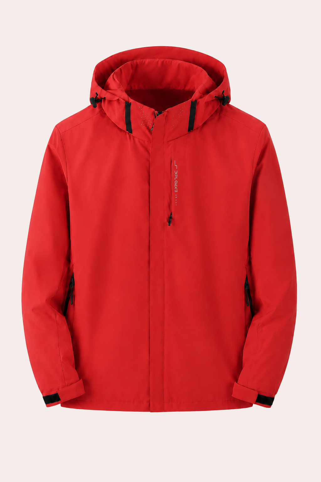 Unisex-Jacke, wasserdicht und winddicht, mit durchgehendem Reißverschluss – Shocks