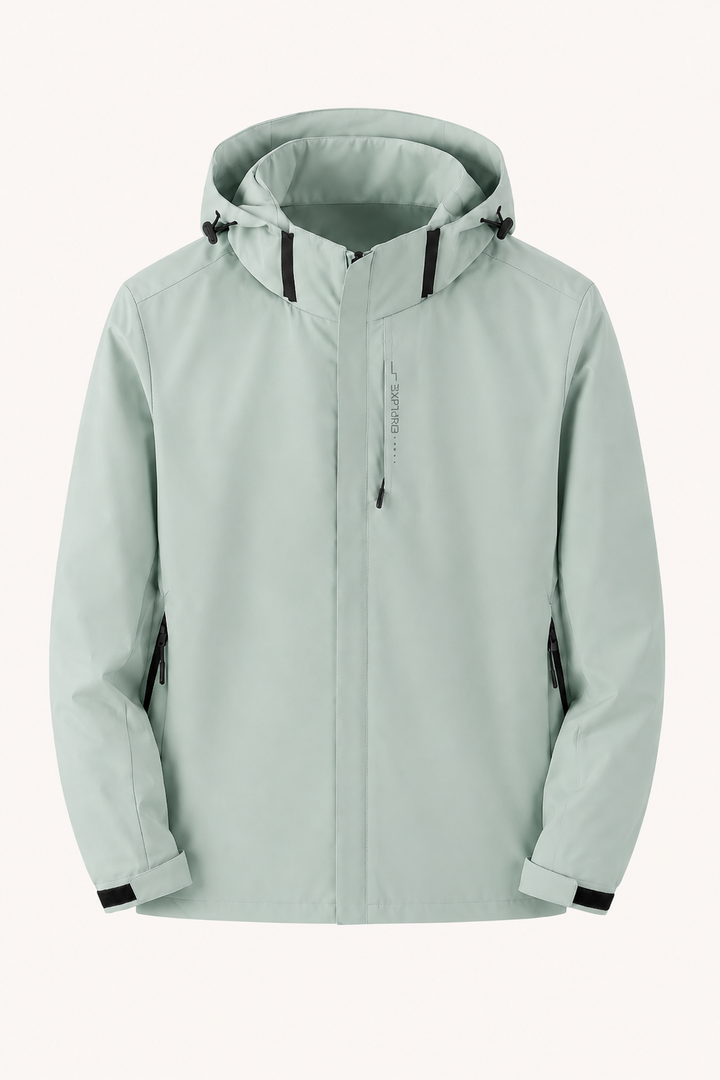 Unisex-Jacke, wasserdicht und winddicht, mit durchgehendem Reißverschluss – Shocks