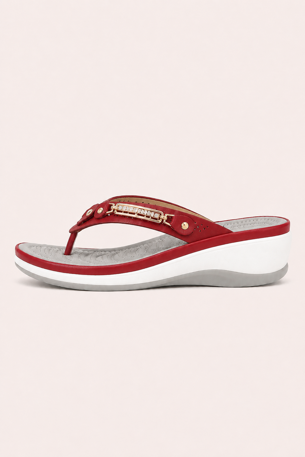 Orthopädische Sandalen für Damen mit ergonomischem, rutschfestem Keilabsatz – Marlies