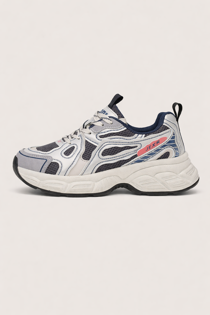 Damen-Turnschuhe mit breiter Sohle im Retro-Stil - Jane