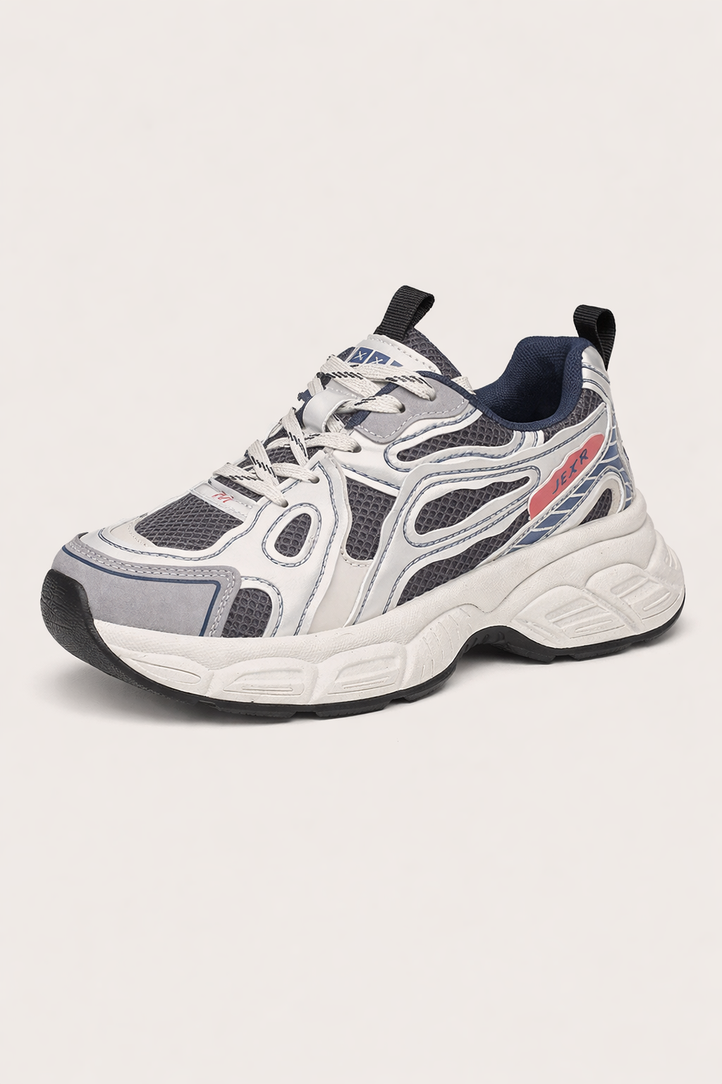 Damen-Turnschuhe mit breiter Sohle im Retro-Stil - Jane