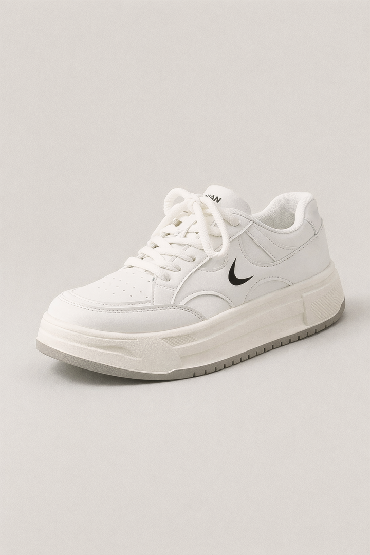 Städtische Damen-Sneakers mit leichtem Plateau - Martina