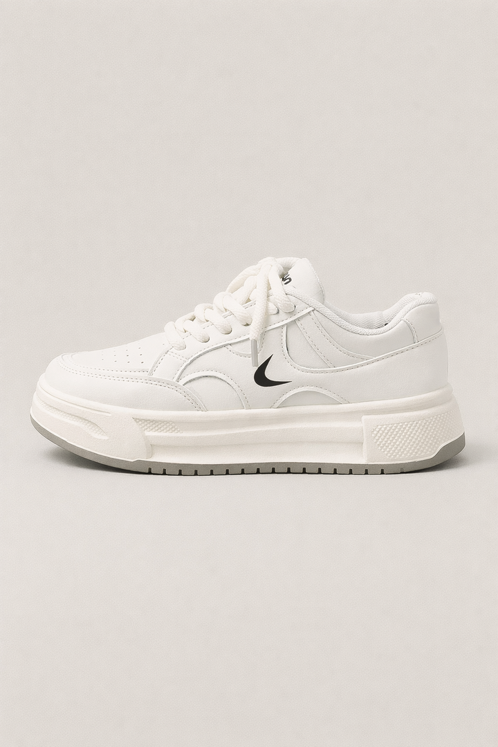 Städtische Damen-Sneakers mit leichtem Plateau - Martina
