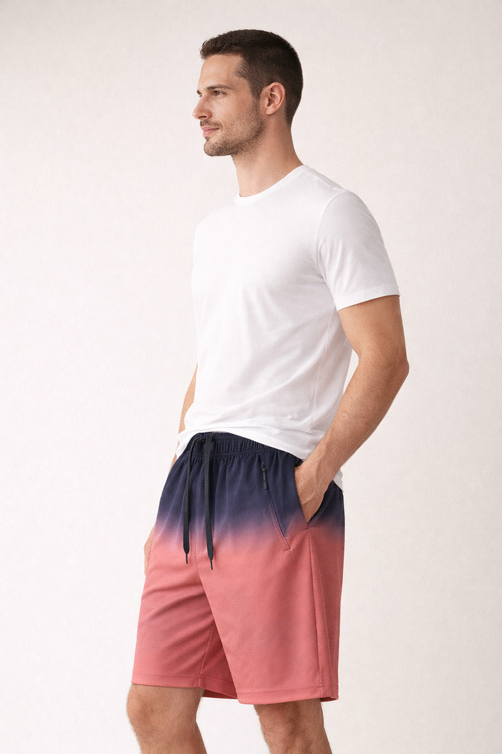 Leichte gewebte Strandshorts für Männer - Horizon