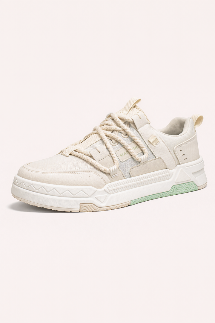 Herrenturnschuhe mit sportlichem Design und kombinierter Verarbeitung - Larek