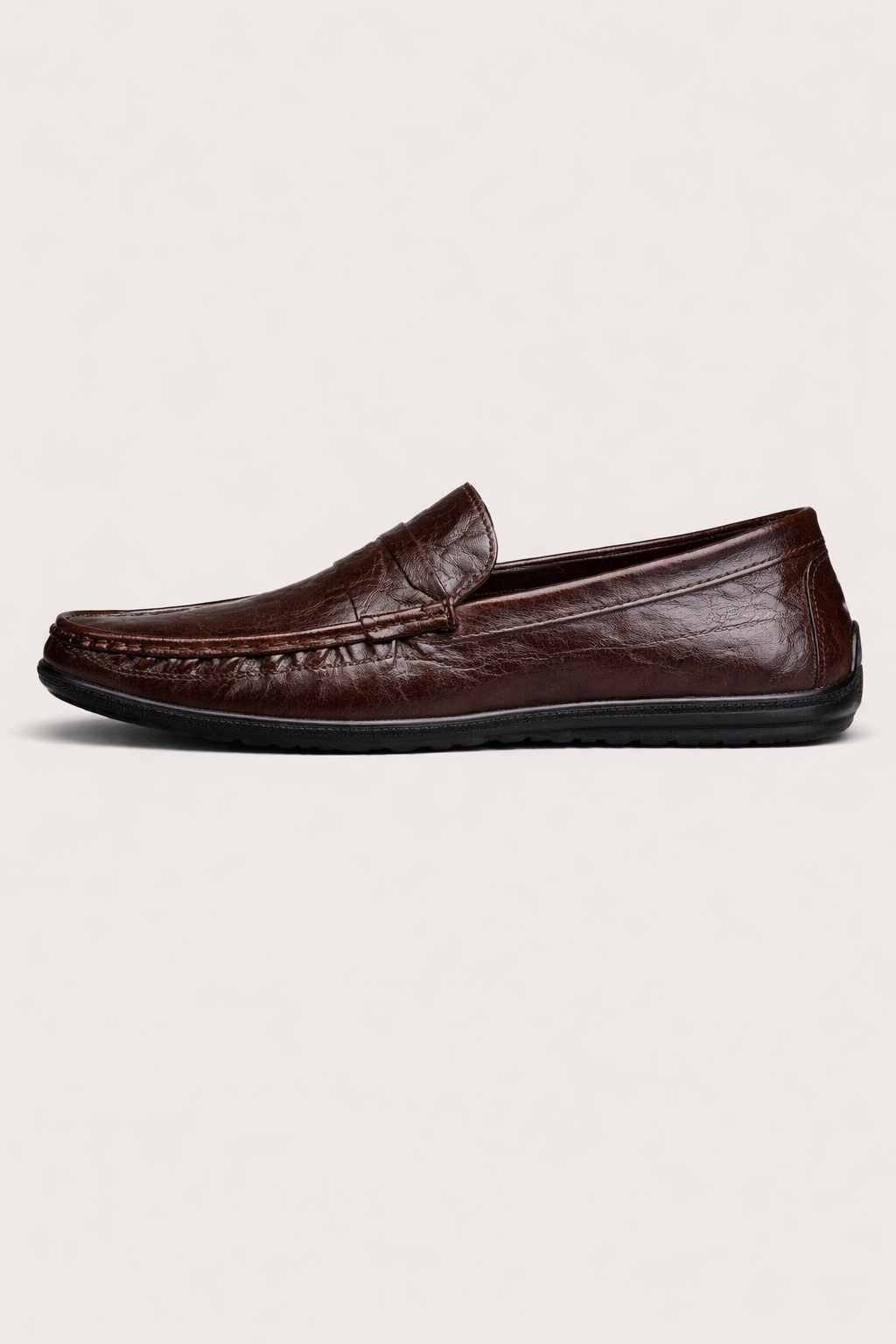 Herren Slipper mit glatter Oberfläche im klassischen Stil - Marco