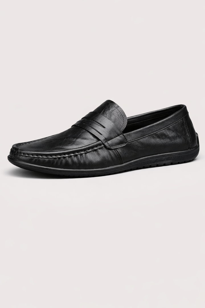 Herren Slipper mit glatter Oberfläche im klassischen Stil - Marco