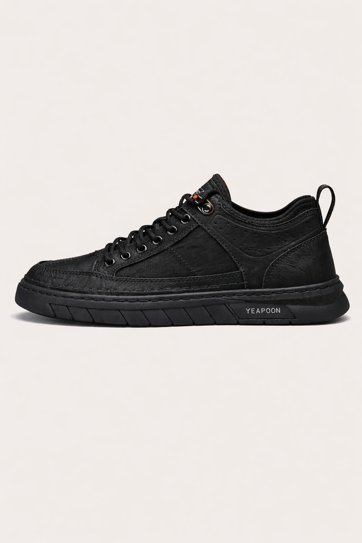Sportliche Herren-Turnschuhe mit Ledereffekt - Dante