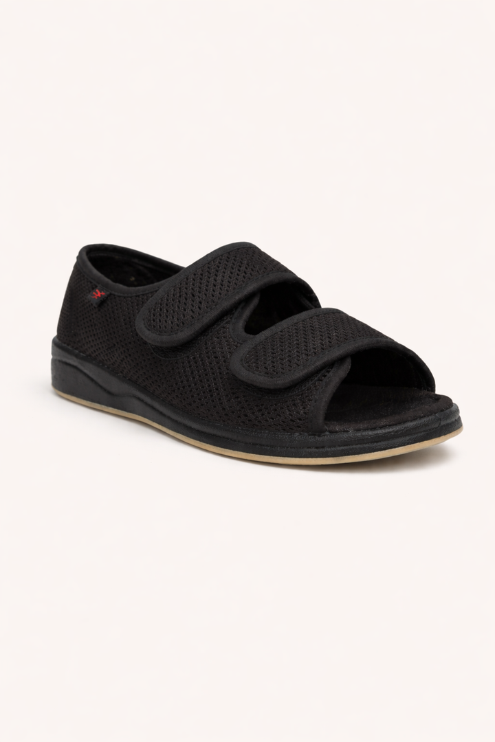 Atmungsaktive orthopädische Sandalen mit doppelt verstellbarem Verschluss für Diabetikerfüße - Ilse