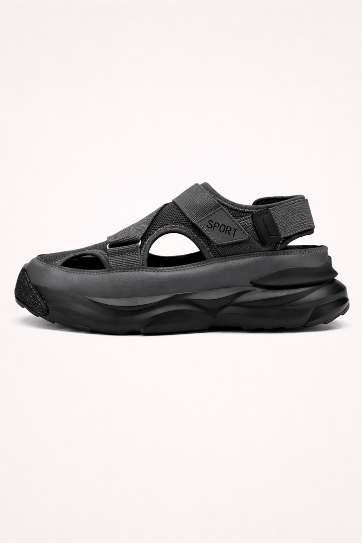 Herren-Sportsandalen mit dicker Sohle und Klettverschluss - Bruno