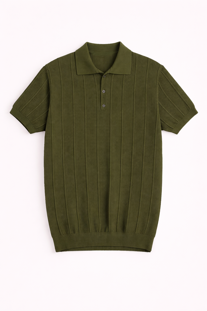 Leichtes Herren-Poloshirt mit Button-Down-Kragen - Ravel