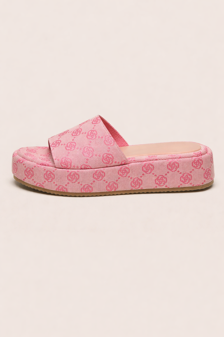 Bedruckte Plateausandalen für Damen - Valeria
