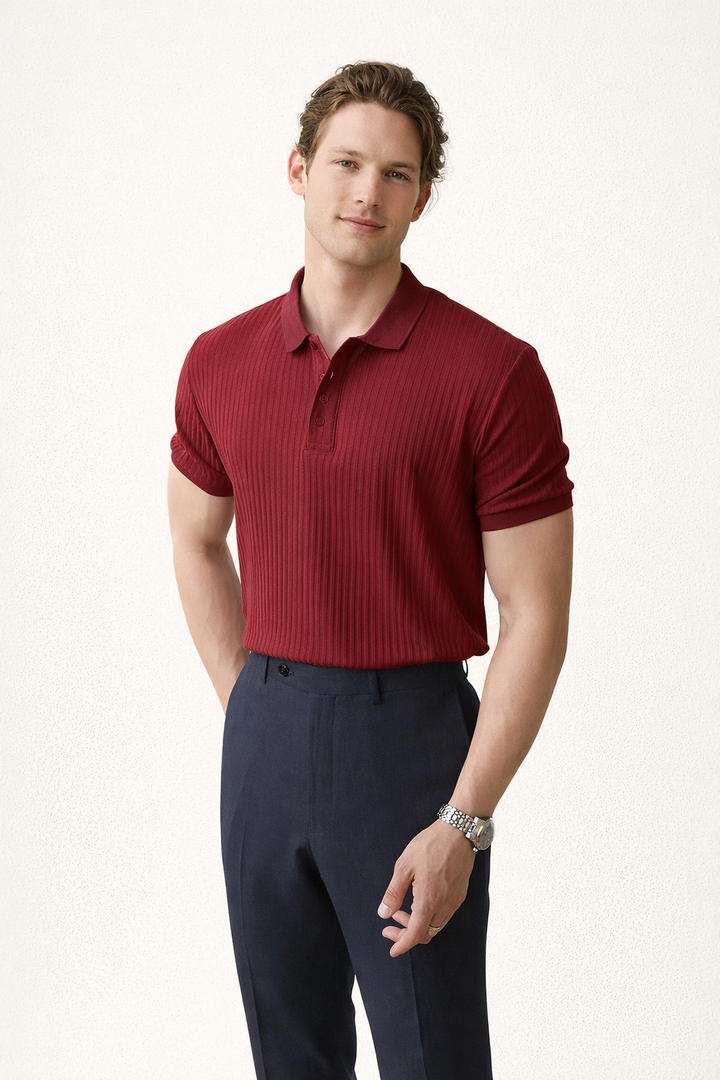 Poloshirt mit klassischem Kragen und schmaler Passform für Herren - Barrett