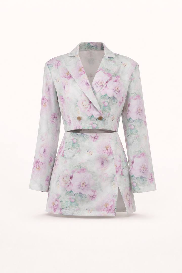 Floraler Blazer und eleganter Rock für Frauen - Ottilie