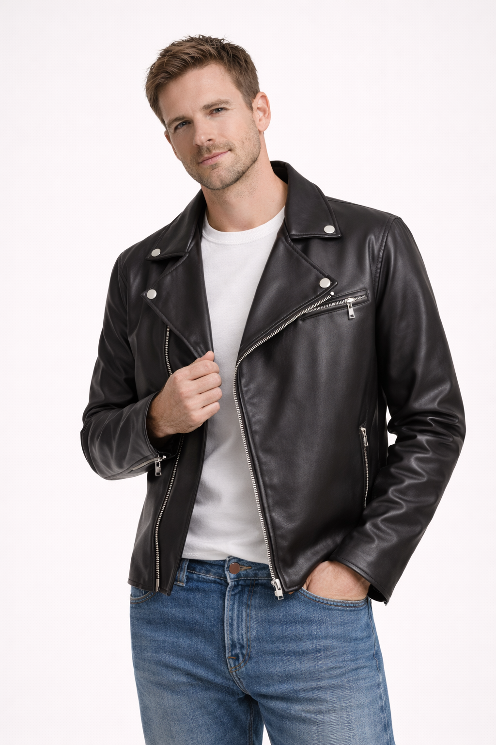 Herren Biker-Jacke für den urbanen Bereich - Kordem