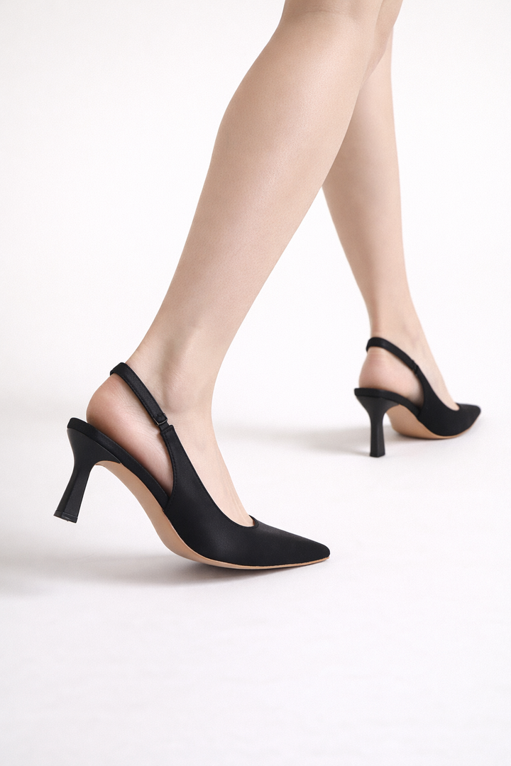 Damen spitz zulaufende Pumps mit mittlerem Absatz - Anays