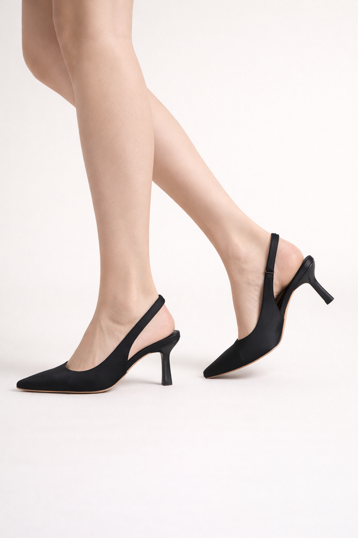 Damen spitz zulaufende Pumps mit mittlerem Absatz - Anays