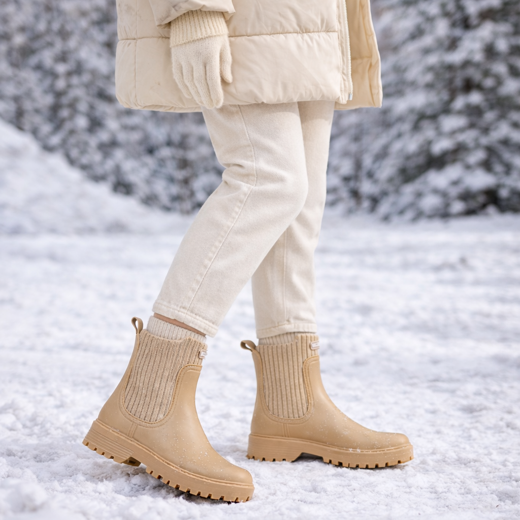 Wasserdichte, rutschfeste Damen-Regenstiefel - Lirena