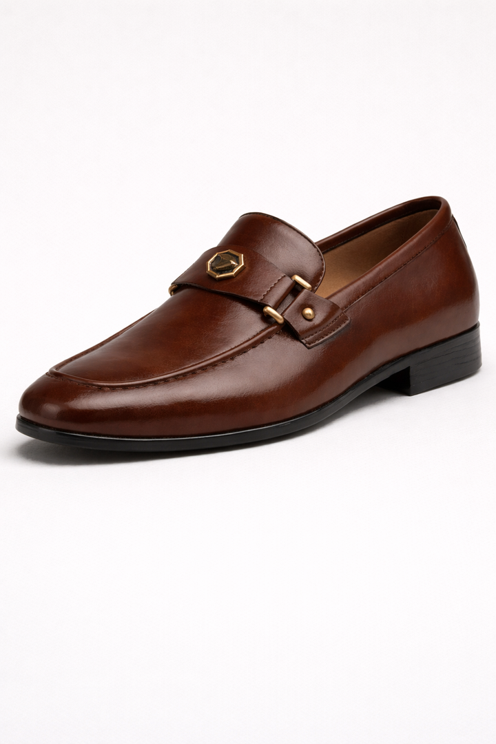 Herren Slipper klassisch mit Metallic-Detail - Veltrun