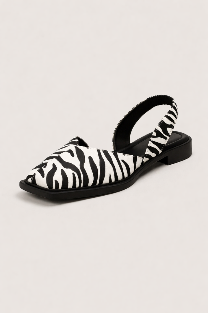 Damen Ballerina Pumps mit Druck - Xarelia