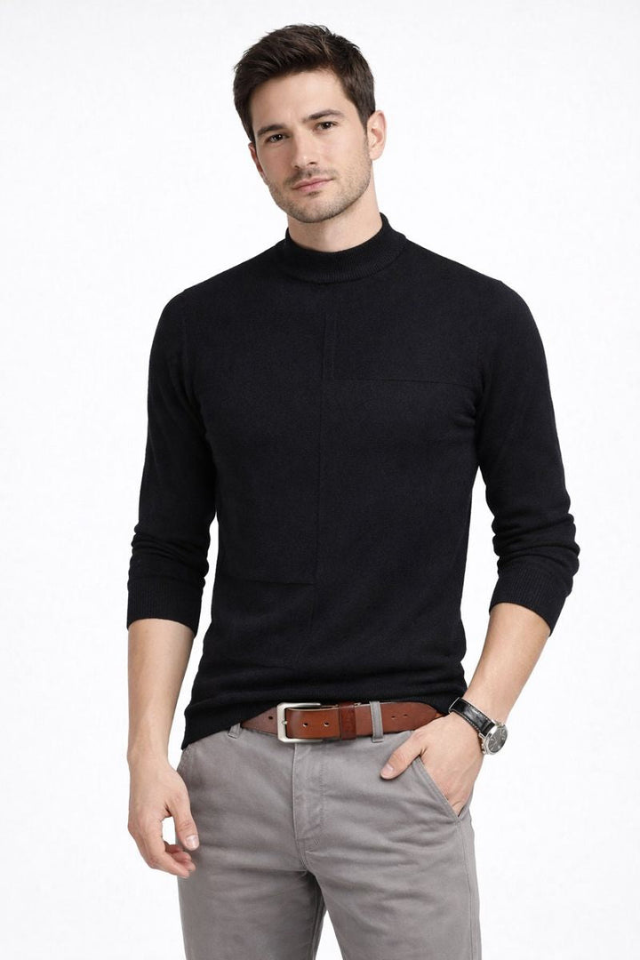 Herren Basic-Strickpullover langarm - Rainer