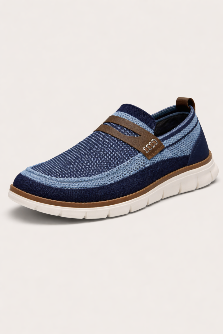 Geflochtene Herren-Slipper mit Ristband und flexibler Sohle - Bill