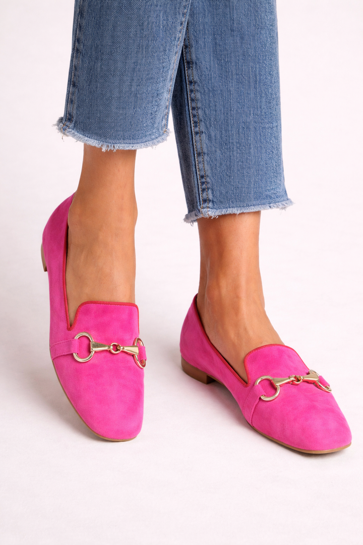 Elegante Damen Slipper Metallic Detail vielseitig klassisches Design - Maelys