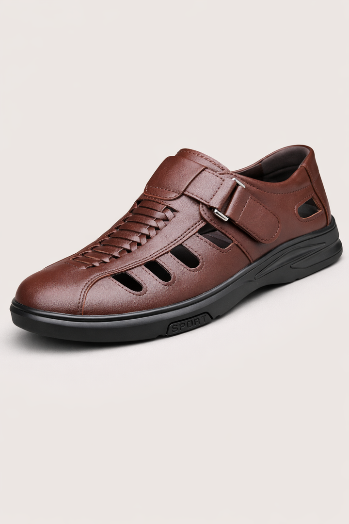 Herrensandalen mit Klettverschluss und belüftetem Design - Bruno