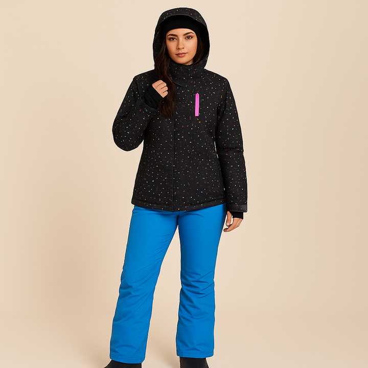 Warmer und wasserdichter Skianzug für Damen - Liora