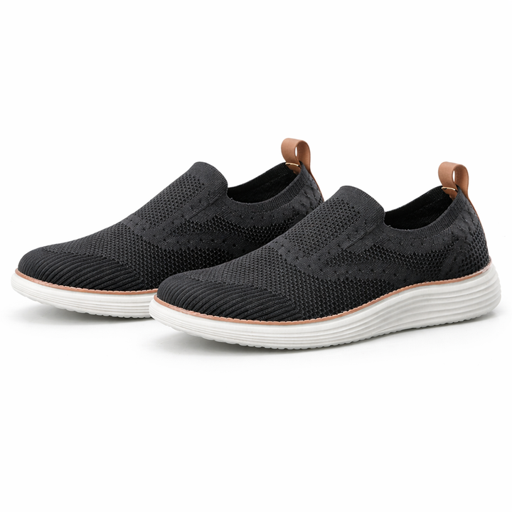 Orthopädische Herren-Slipper aus Stretchmaterial ohne Schnürsenkel - Adrian