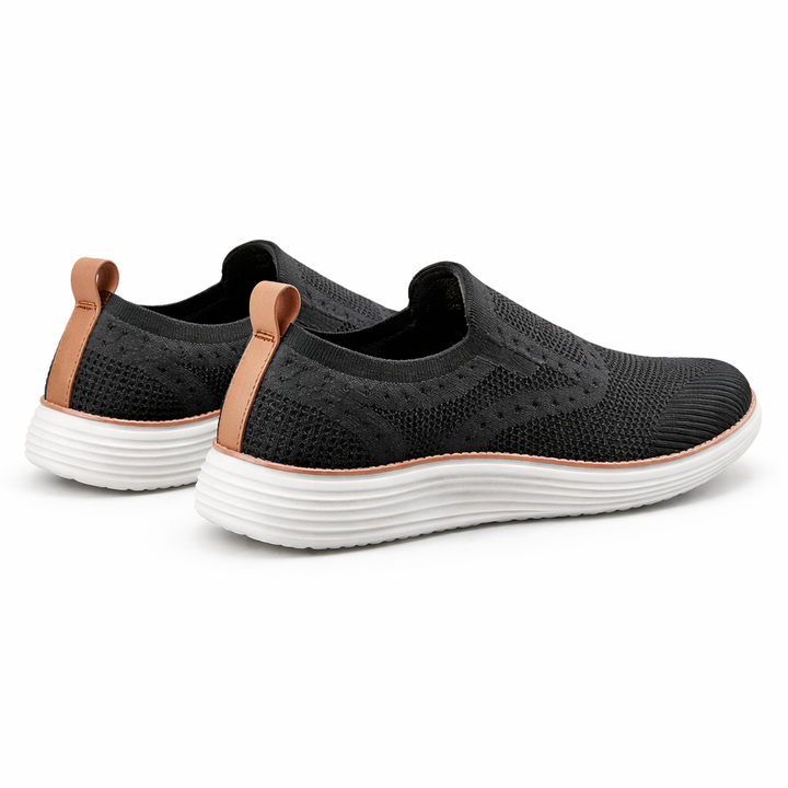Orthopädische Herren-Slipper aus Stretchmaterial ohne Schnürsenkel - Adrian