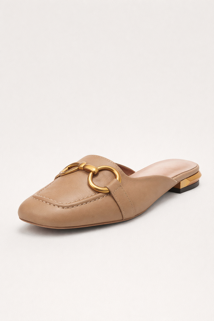 Damen-Slipper mit Metallbeschlägen - Odalys