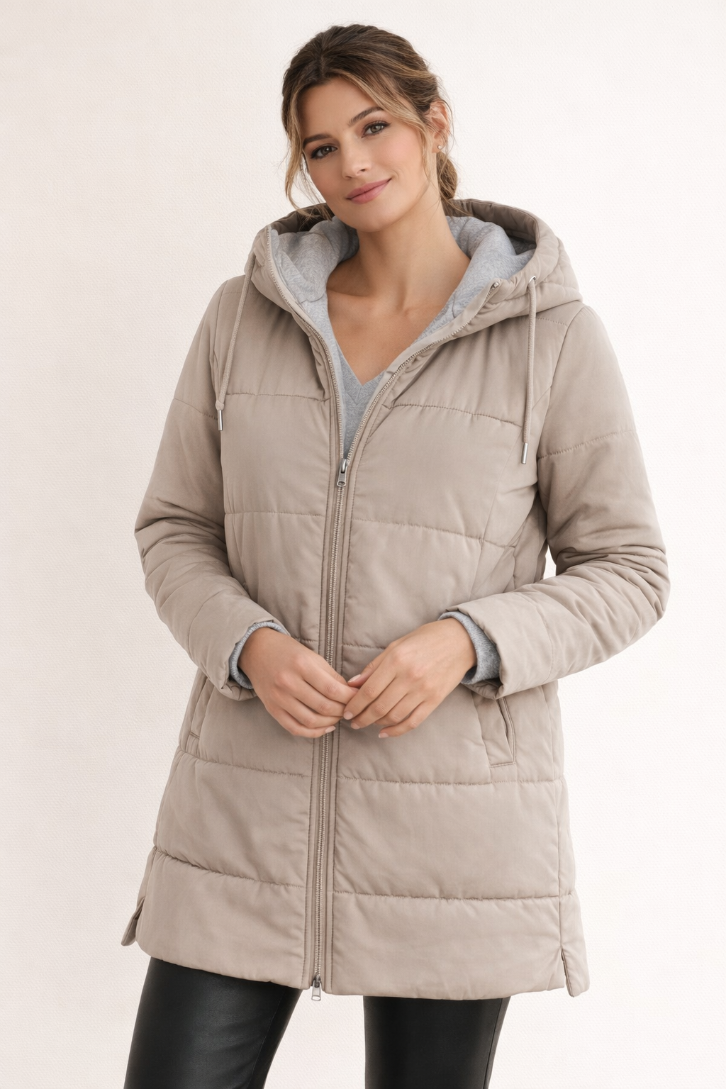 Leichte Steppjacke mit Kapuze für Damen - Lirene