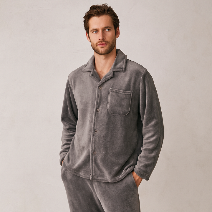 Pyjama für Männer aus Plüsch - Leandro