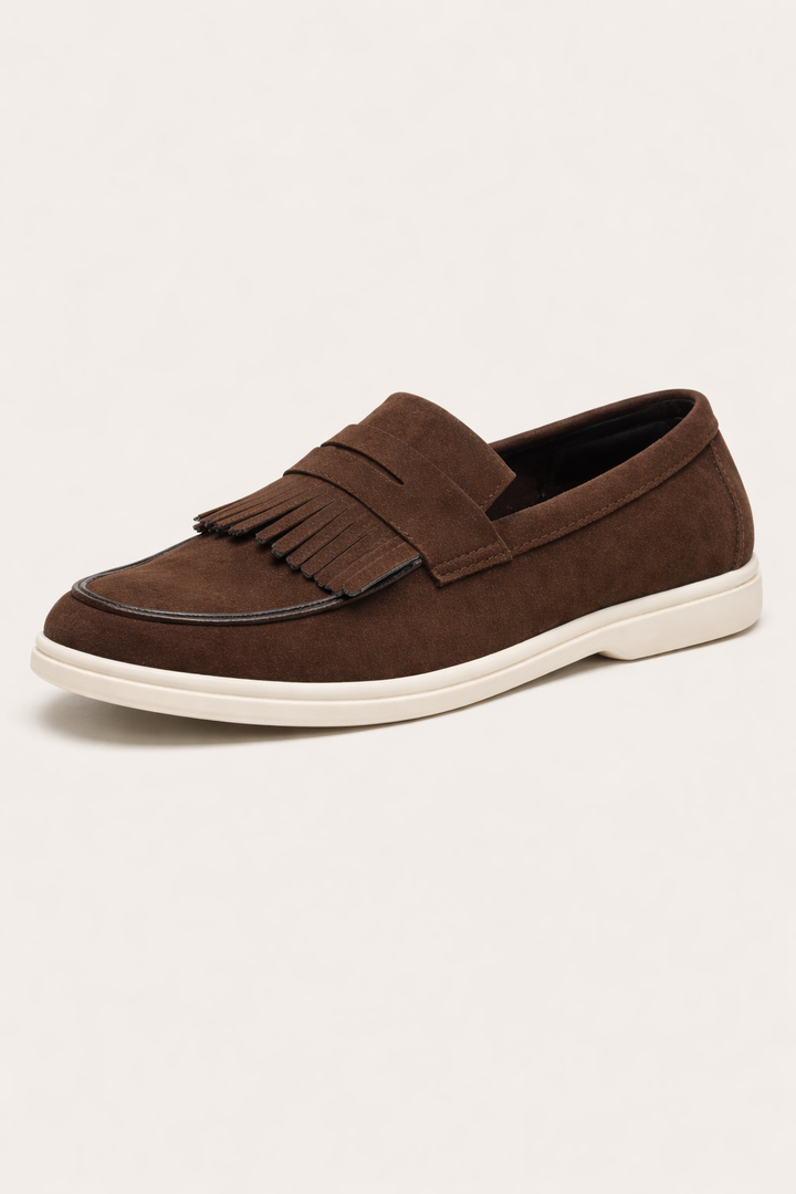 Matte Slipper mit Fransen für Männer - Harrison